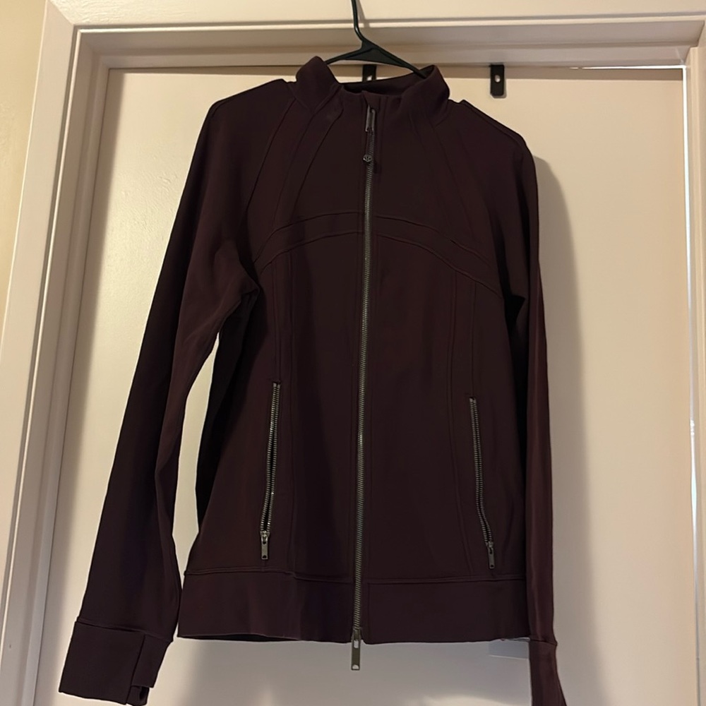 NWT Lululemon  Burgundy Track Jacket with Zipper